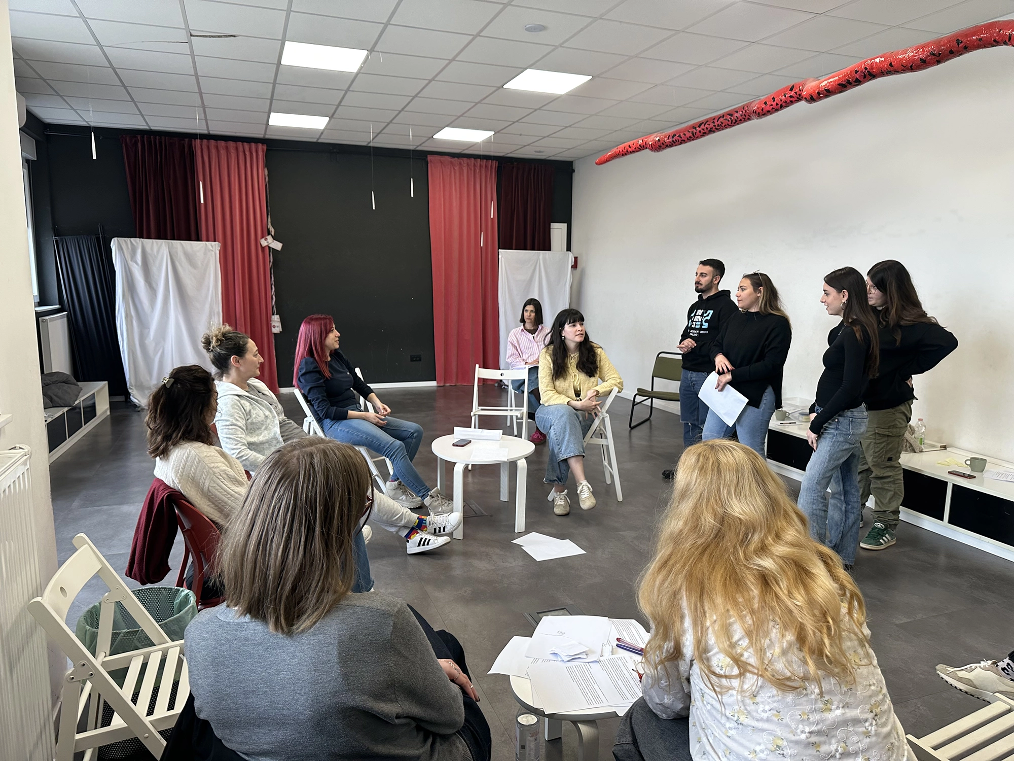 Trening za edukatore u sklopu Erasmus+ projekta Let's Process Some Drama Praktikum centar Zagreb